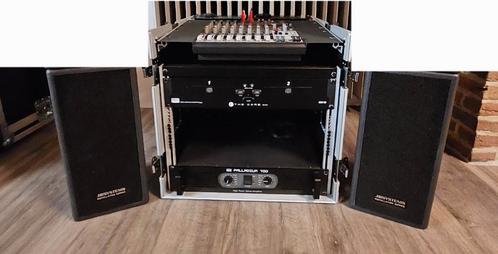 Pa systeem: Boxen, versterker, cd, usb speler, mengpanneel, Audio, Tv en Foto, Professionele apparaten, Zo goed als nieuw, Ophalen
