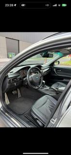 BMW 325d touring e91 lci, Auto's, Automaat, Achterwielaandrijving, Zwart, Leder