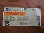 ⚽ Ticket Rsc Anderlecht - Standard Luik 1998-1999 ⚽, Verzamelen, Ophalen of Verzenden, Zo goed als nieuw
