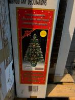 Kerstboom 90cm met glasvezelverlichting + gratis kerststal, Diversen, Kerst, Ophalen, Gebruikt