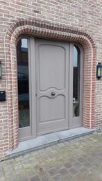 Voordeur in merbau met zichtbaar glas, Ophalen, Gebruikt, Glas