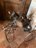 Oud kindmannequin en oud paardje, Antiek en Kunst, Ophalen