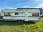 Caravan Hobby Prestige 640 van 1984, Caravans en Kamperen, Caravans, Standaardzit, 75 kg, Hobby, 2 aparte bedden