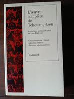 L'oeuvre complète de Tchouang-tseu., Boeken, Tchouang-tseu, Ophalen of Verzenden, Zo goed als nieuw, Algemeen