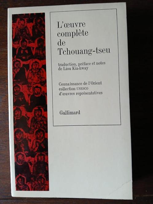 L'oeuvre complète de Tchouang-tseu., Boeken, Filosofie, Zo goed als nieuw, Algemeen, Ophalen of Verzenden