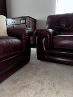 Lederen zetels (2-zit + 3-zit), Enlèvement, Utilisé, Cuir