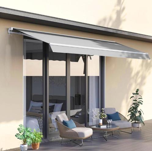 zonneluifel 3 x 2,5 gemotoriseerd JACKSON, Tuin en Terras, Zonneschermen, Nieuw, Knikarmscherm, 150 tot 300 cm, 250 cm tot 450 cm