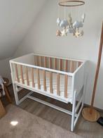 Petit Amélie - co-sleeper + matras + hoeslaken - wit/naturel, Ophalen, Zo goed als nieuw, Matras
