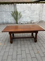 Massief eiken salon tafel, Antiek en Kunst, Ophalen
