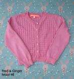 Cardigan Fred & Ginger roze - Maat 98, Kinderen en Baby's, Kinderkleding | Maat 98, Fred & Ginger, Meisje, Trui of Vest, Gebruikt
