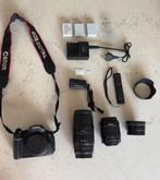 Canon EOS 700D + 2 lenzen + accessoires Uitstekende staat, Ophalen, Zo goed als nieuw, Canon