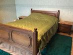 Eiken bed, Maison & Meubles, Chambre à coucher | Lits, Deux personnes, Brun, Bois, 210 cm