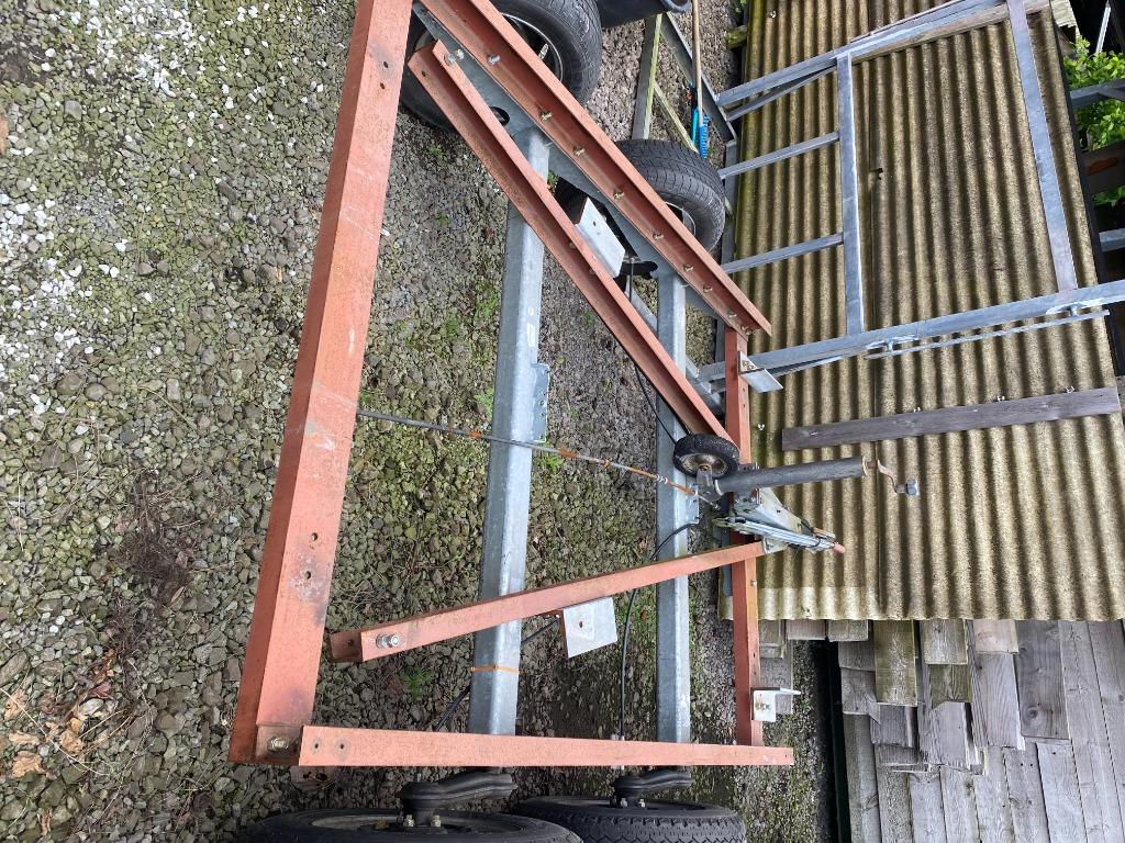 geremde as knott 1500 kg, Auto diversen, Aanhangers en Bagagewagens, Nieuw, Ophalen