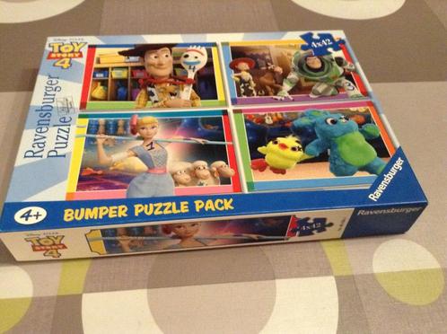 Disney-Pixar Toy Story 4 bumper puzzle (4x42 stuks), Kinderen en Baby's, Speelgoed | Kinderpuzzels, Zo goed als nieuw, 4 tot 6 jaar