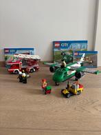 Lego city brandweer + vliegtuig, Enlèvement, Comme neuf, Ensemble complet, Lego