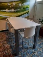 Table haute 180x90x110 réunion ou design, 6 à 8 personnes, Design, Zo goed als nieuw, 6 tot 8 stoelen, Ophalen