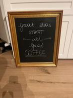 Uniek decoratief krijtbord, Huis en Inrichting, Woonaccessoires | Memoborden, Ophalen, Zo goed als nieuw, Krijtbord