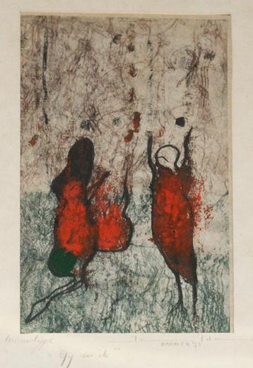 Hilde Barbier (1956): Gij en ik (27 x 40 cm) beschikbaar voor biedingen