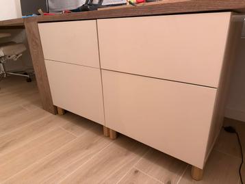 2x Ikea Besta Bureau ladekast beschikbaar voor biedingen