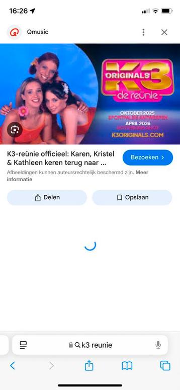 K3 ahoy  6 april 4 naast elkaar