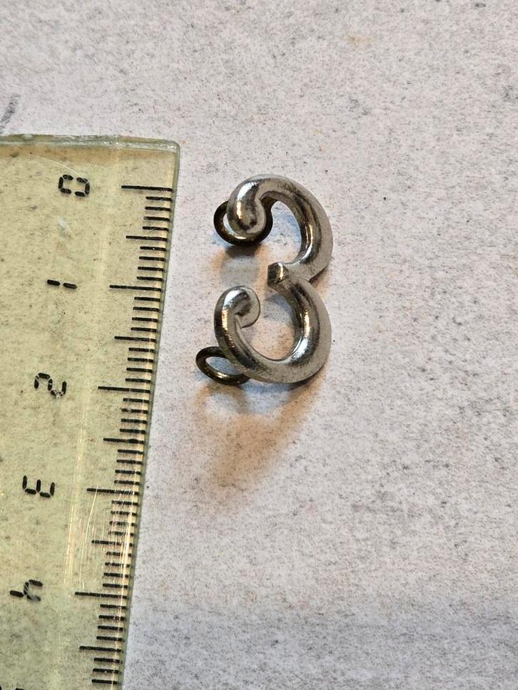 ABL cijfer 3 voor op epaulet, Verzamelen, Militaria | Algemeen, Ophalen