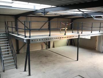 Entresolvloer, verdiepingsvloer 6000x5000x3000 MET TRAP beschikbaar voor biedingen