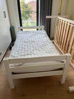 bedden, Huis en Inrichting, Slaapkamer | Bedden, Ophalen, 90 cm, Eenpersoons, Wit