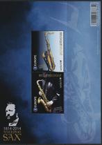 La Belgique bloque Adolphe Sax en dessous du prix postal, Neuf, Non oblitéré, Enlèvement ou Envoi, Musique