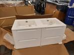 Nieuw badkamermeubel met dubbele wasbak - 120 cm breed, Ophalen, 100 tot 150 cm, Nieuw, Geen idee