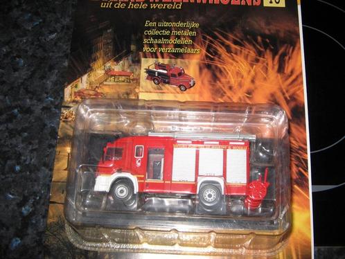 brandweerwagens van del prado + boekje, Hobby en Vrije tijd, Modelauto's | 1:43, Nieuw, Bus of Vrachtwagen, Ophalen of Verzenden