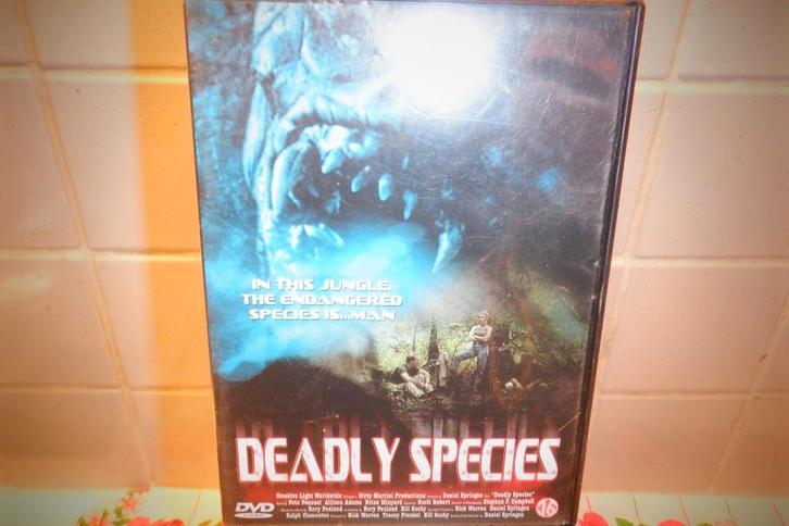 DVD Deadly Species., Cd's en Dvd's, Dvd's | Horror, Zo goed als nieuw, Monsters, Vanaf 16 jaar, Verzenden