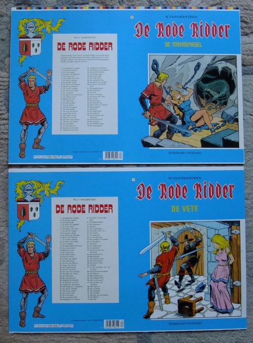 TOPITEM: 2 productiecovers De Rode Ridder herdrukken!!, Collections, Personnages de BD, Comme neuf, Autres types, Autres personnages