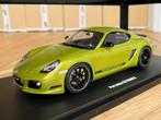 Porsche Cayman R 987 groen metallic 1:18 GT Spirit GT425 ovp, Hobby en Vrije tijd, Ophalen of Verzenden, Nieuw, Auto, Overige merken