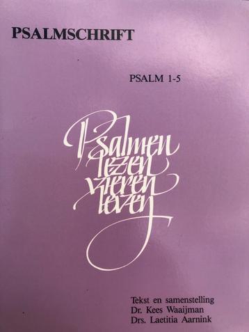 PSALMSCHRIFT 1-21 beschikbaar voor biedingen