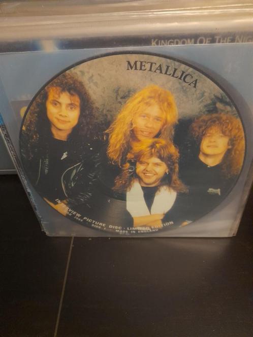 metallica - ltd interview picture disc, Cd's en Dvd's, Vinyl | Hardrock en Metal, Gebruikt, Ophalen of Verzenden