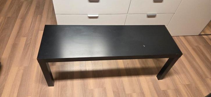 Ikea salontafeltje Lack Zwart 1204045cm, Huis en Inrichting, Tafels | Salontafels, Gebruikt, Ophalen of Verzenden
