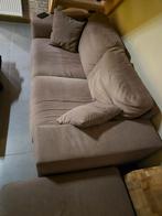 3 zit zetel met poef, Ophalen, 150 tot 200 cm, Driepersoons, 75 tot 100 cm