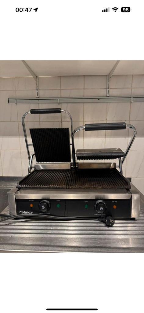 Profinox dubbele grill., Zakelijke goederen, Horeca | Keukenapparatuur, Ophalen