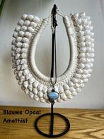 Ketting Blauwe Opaal Amethist, Nieuw, Blauw, Ophalen of Verzenden, Steen of Mineraal