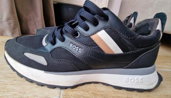 Hugo Boss 44 sneakers, Kleding | Heren, Schoenen, Gedragen, Sneakers, Zwart, Ophalen of Verzenden