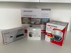 Nieuwe Hikvision AI camera set: NVR, 2 camera's + POE switch, Ophalen of Verzenden, Nieuw