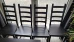 Chaises noir (lot de 4), Maison & Meubles, Enlèvement, Noir, Bois