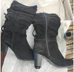 *NIEUW* laarzen schoenen Tamaris Leder Maat 41 Botten, Kleding | Dames, Nieuw, Ophalen of Verzenden, Hoge laarzen, Zwart