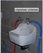 uitgietbak/ uitlekbak, Doe-het-zelf en Bouw, Sanitair, Ophalen, Gebruikt