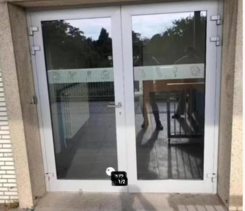 dubbele deur aluminium reynaers deur, Doe-het-zelf en Bouw, Deuren en Vliegenramen, Ophalen
