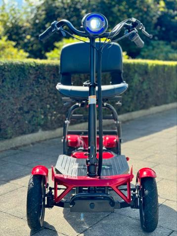 SCOOTMOBIEL ASSISI VEILIGHEID, ROOD, OPVOUWBAAR SCOOTER beschikbaar voor biedingen