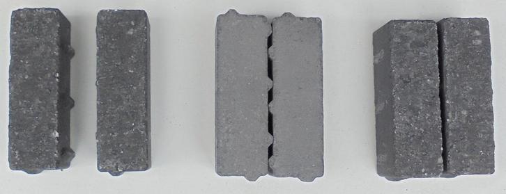 Betonklinkers waterpasserend anthraciet & SBM porfier 2/8, Tuin en Terras, Tegels en Klinkers, Nieuw, Klinkers, Beton, Minder dan 5 m²