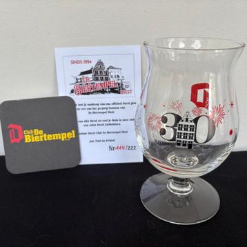 Duvel 30 jaar De Biertempel Diest + bierkaart beschikbaar voor biedingen