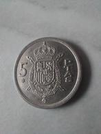 Espagne, 	5 pesetas 1975 (79), Envoi, Monnaie en vrac, Autres pays