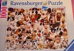 Puzzel hondjes, Ophalen of Verzenden, 500 t/m 1500 stukjes, Zo goed als nieuw, Legpuzzel